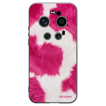 Picasee silikonski črni ovitek za Xiaomi 17 Ultra - Pink Moo