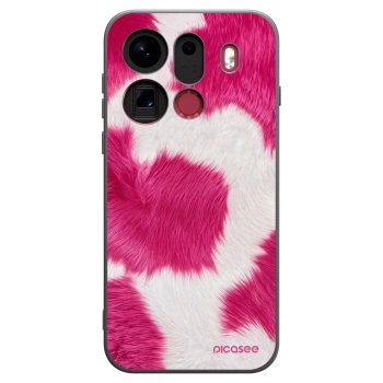 Picasee silikonski črni ovitek za OPPO Find X9 Pro - Pink Moo