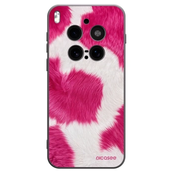 Picasee silikonski črni ovitek za Vivo X300 Pro - Pink Moo