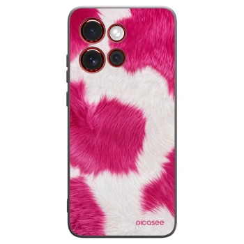Picasee silikonski črni ovitek za Motorola Edge 60 Neo 5G - Pink Moo