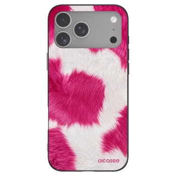 Picasee silikonski črni ovitek za Apple iPhone 18 Pro Max - Pink Moo