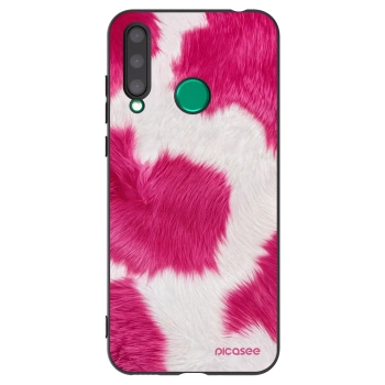 Picasee silikonski črni ovitek za Honor 20 Lite - Pink Moo