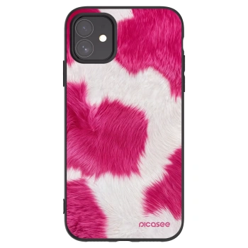 Picasee silikonski črni ovitek za Apple iPhone 11 - Pink Moo