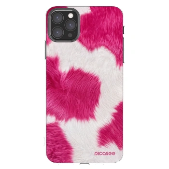 Picasee silikonski prozorni ovitek za Apple iPhone 11 Pro Max - Pink Moo