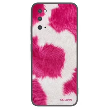 Picasee silikonski črni ovitek za Samsung Galaxy S20 G980F - Pink Moo