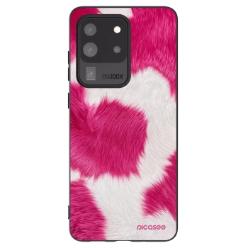 Picasee silikonski črni ovitek za Samsung Galaxy S20 Ultra 5G G988F - Pink Moo