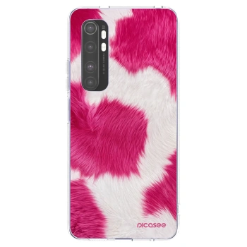 Picasee silikonski prozorni ovitek za Xiaomi Mi Note 10 Lite - Pink Moo