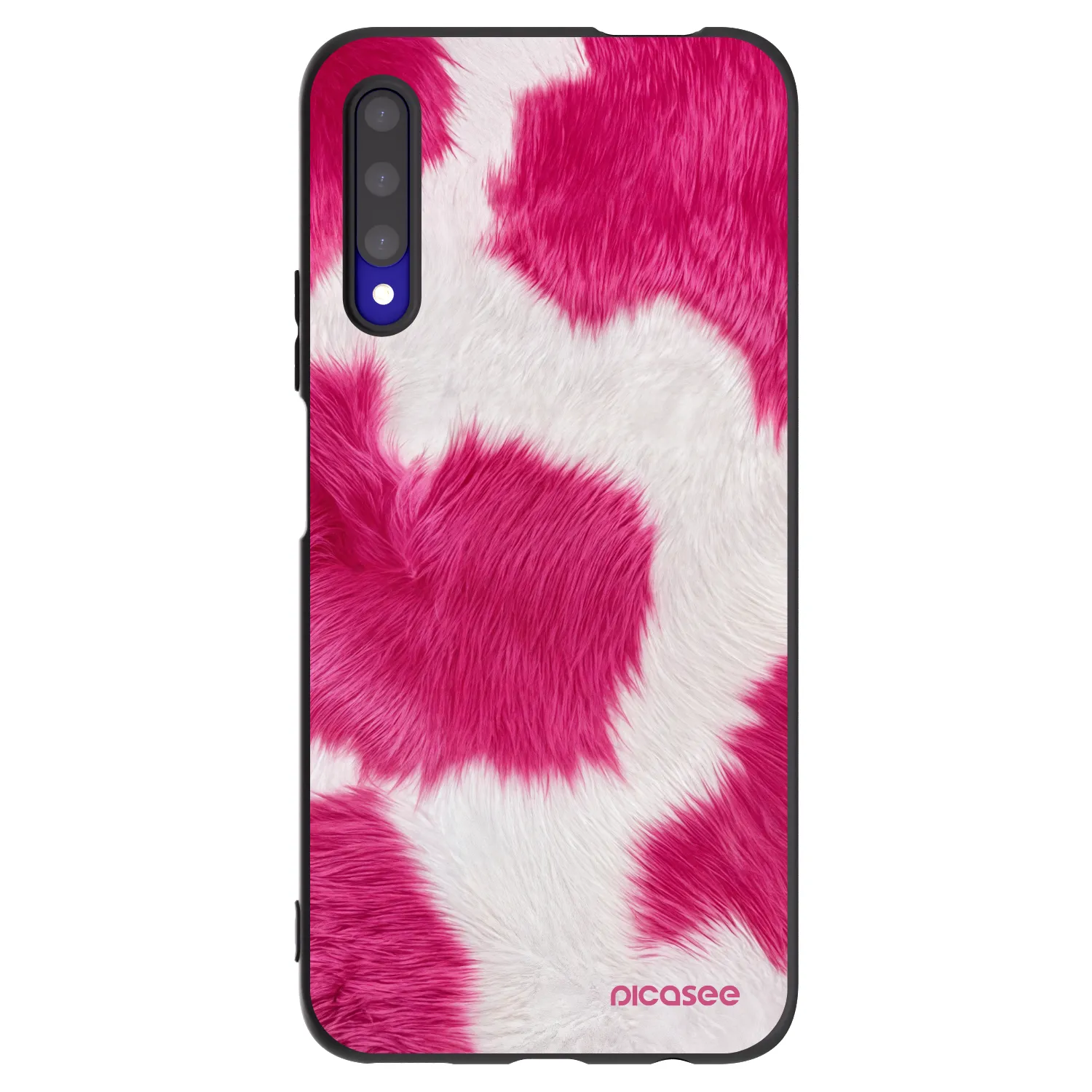 Picasee silikonski črni ovitek za Honor 9X Pro - Pink Moo