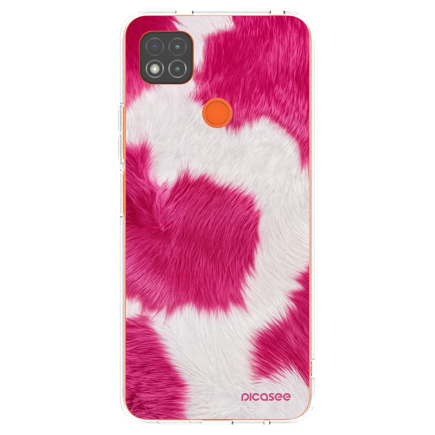 Picasee silikonski prozorni ovitek za Xiaomi Redmi 9C - Pink Moo