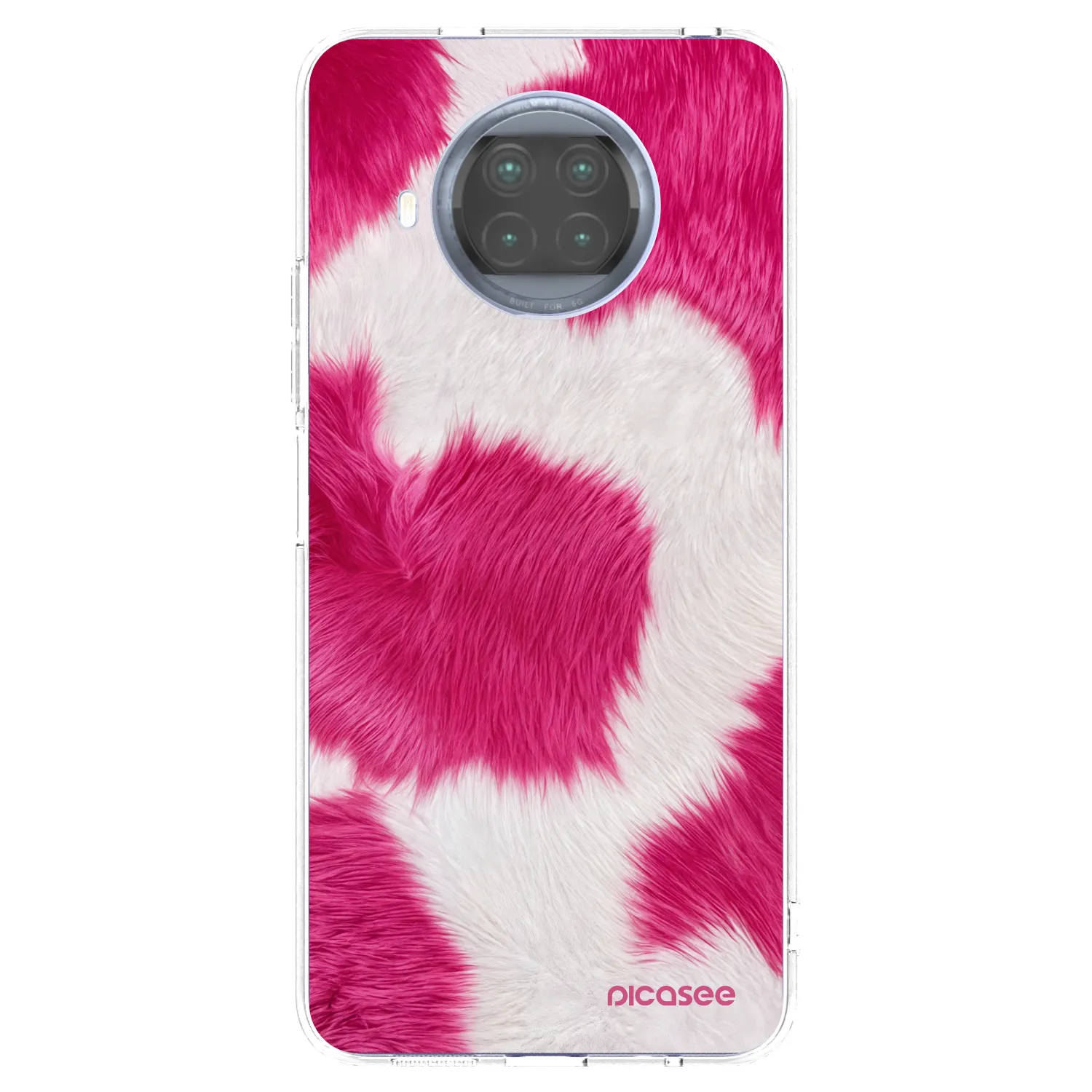 Picasee silikonski prozorni ovitek za Xiaomi Mi 10T Lite - Pink Moo