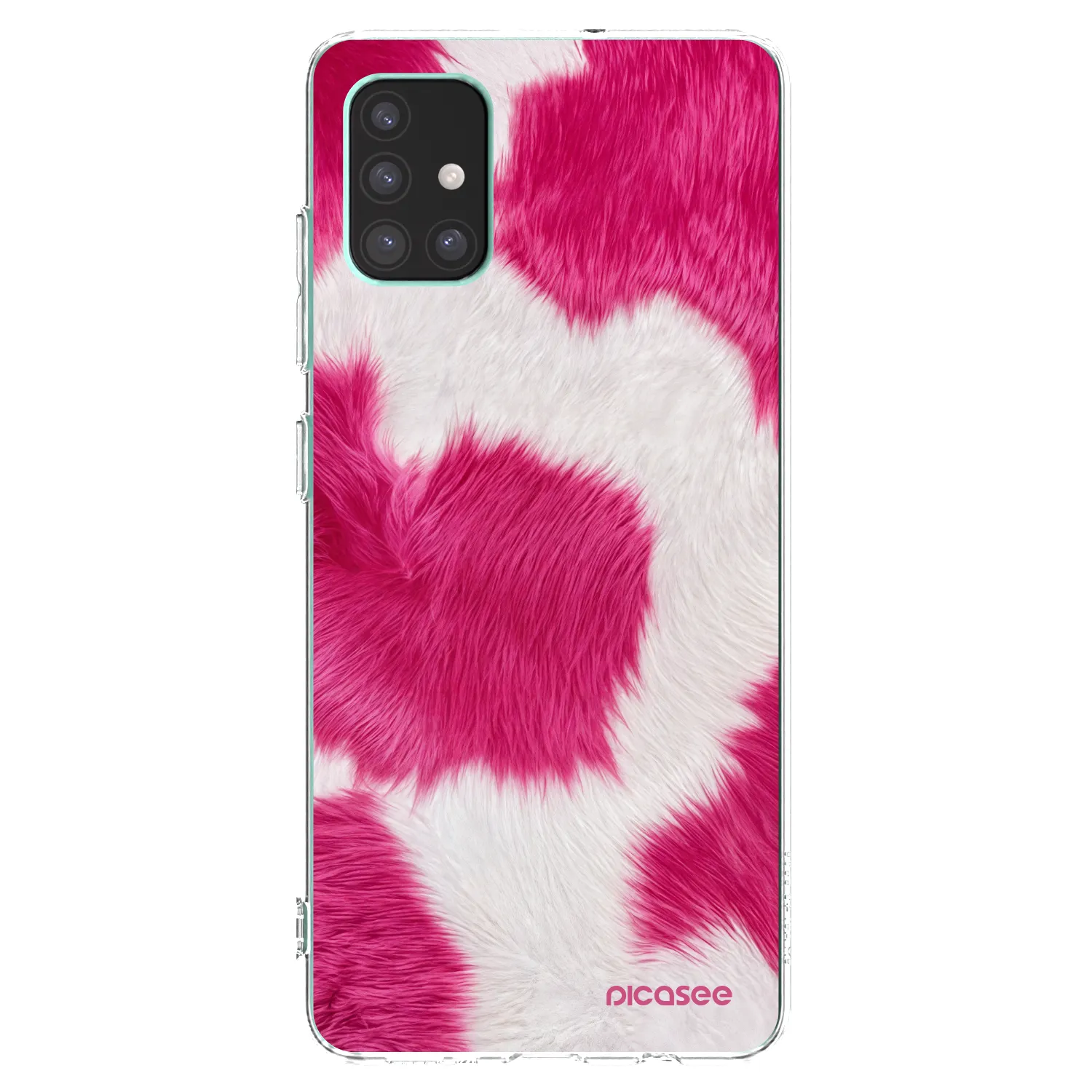 Picasee silikonski prozorni ovitek za Samsung Galaxy M51 M515F - Pink Moo