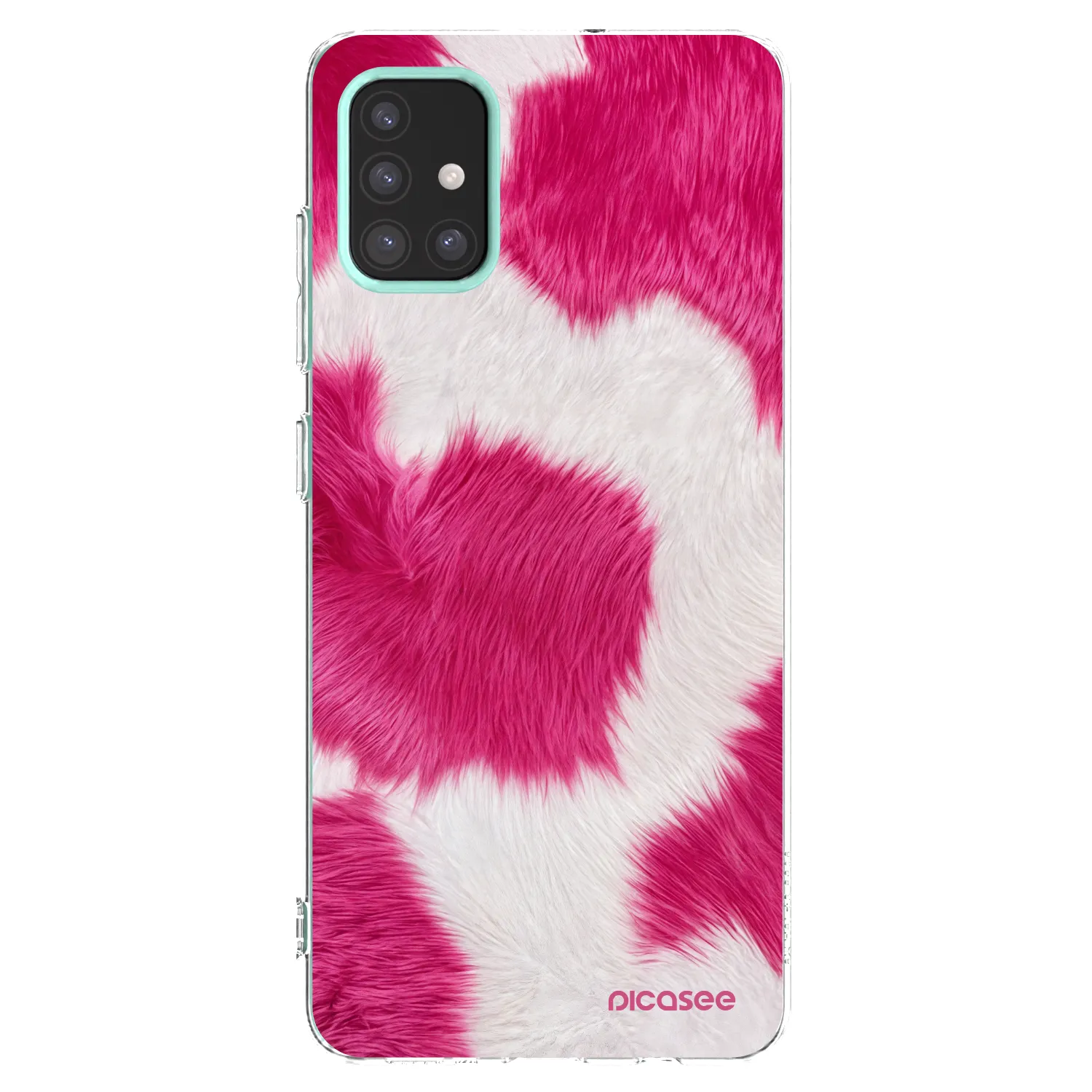 Picasee silikonski prozorni ovitek za Samsung Galaxy M31s - Pink Moo