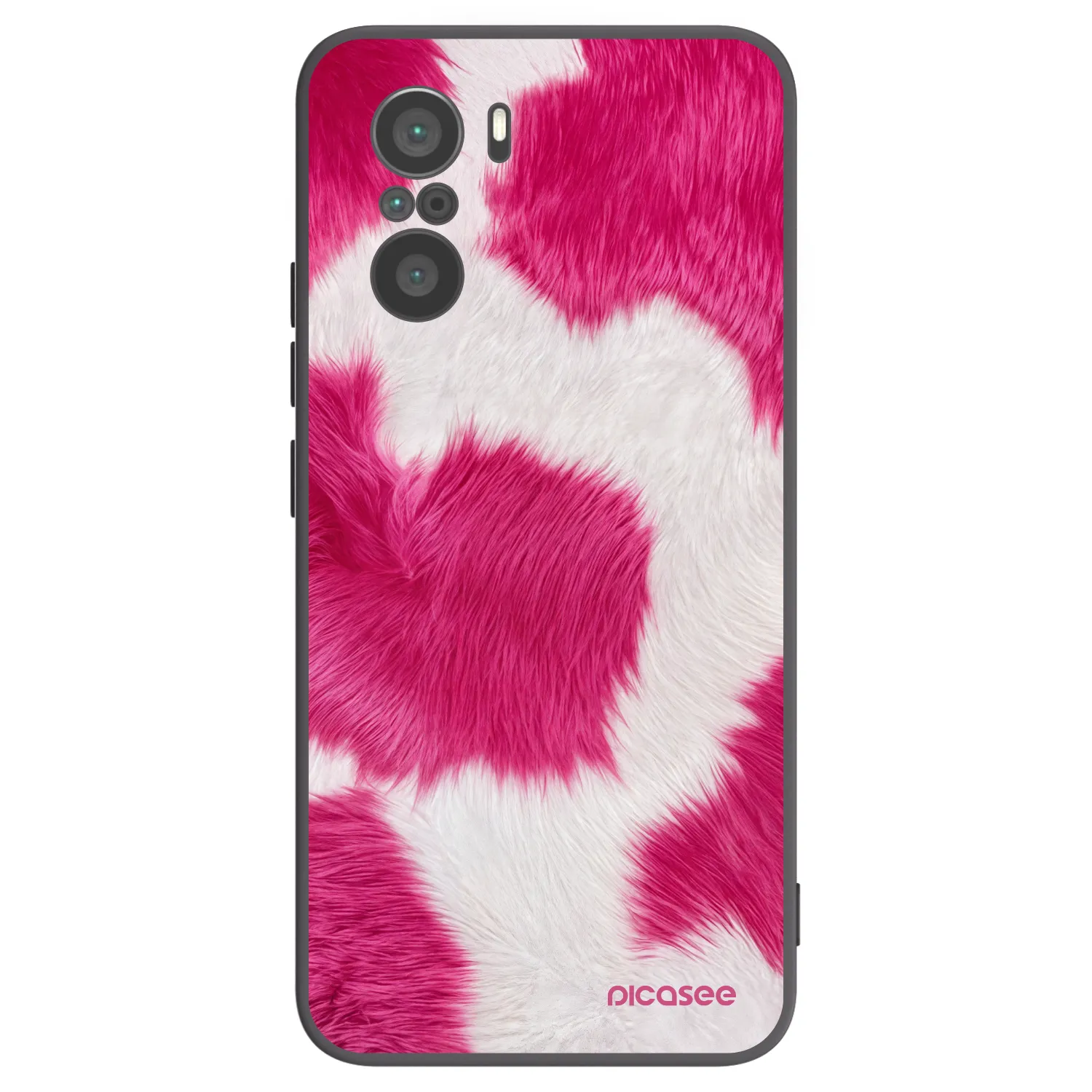 Picasee silikonski črni ovitek za Xiaomi Poco F3 - Pink Moo