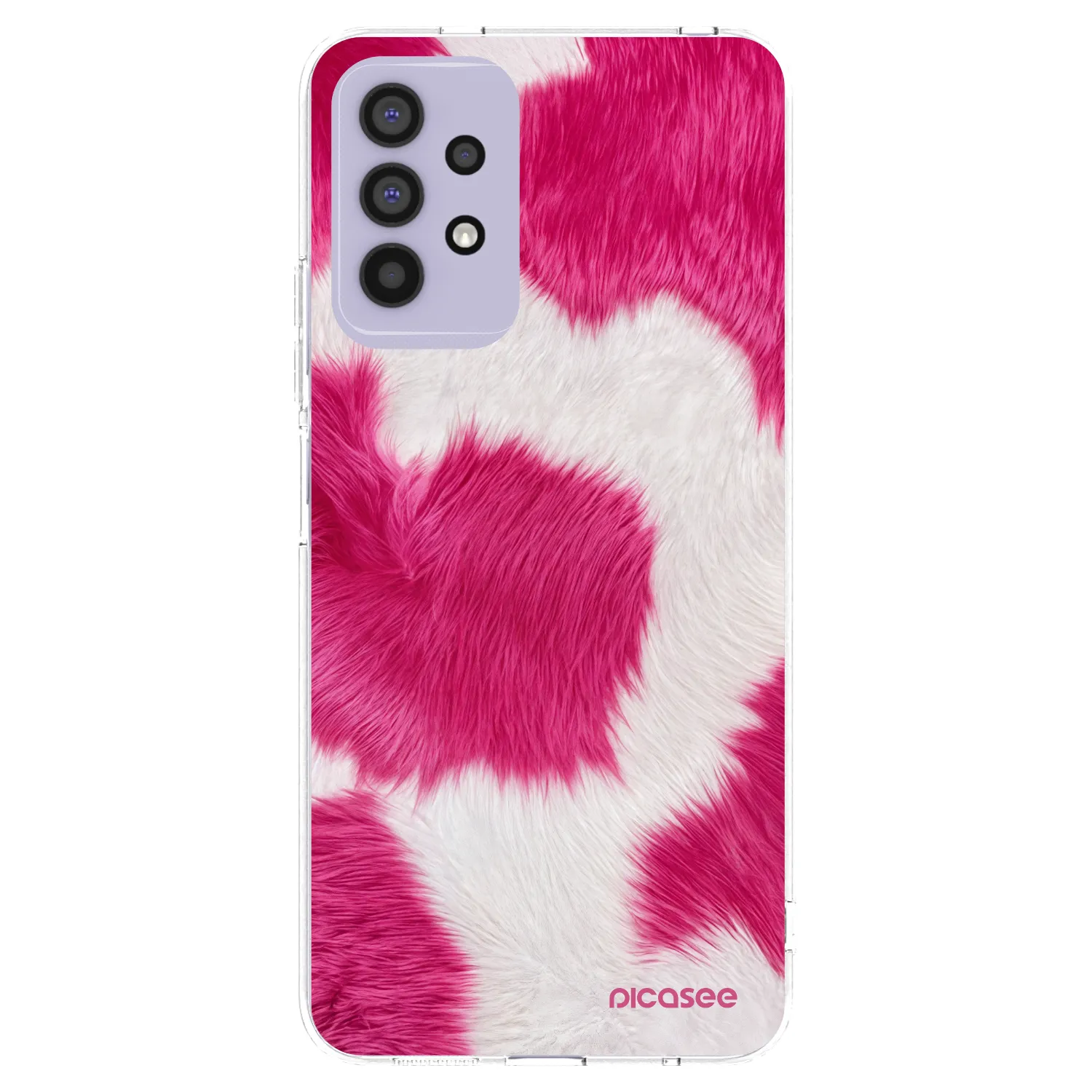 Picasee silikonski prozorni ovitek za Samsung Galaxy A32 4G SM-A325F - Pink Moo