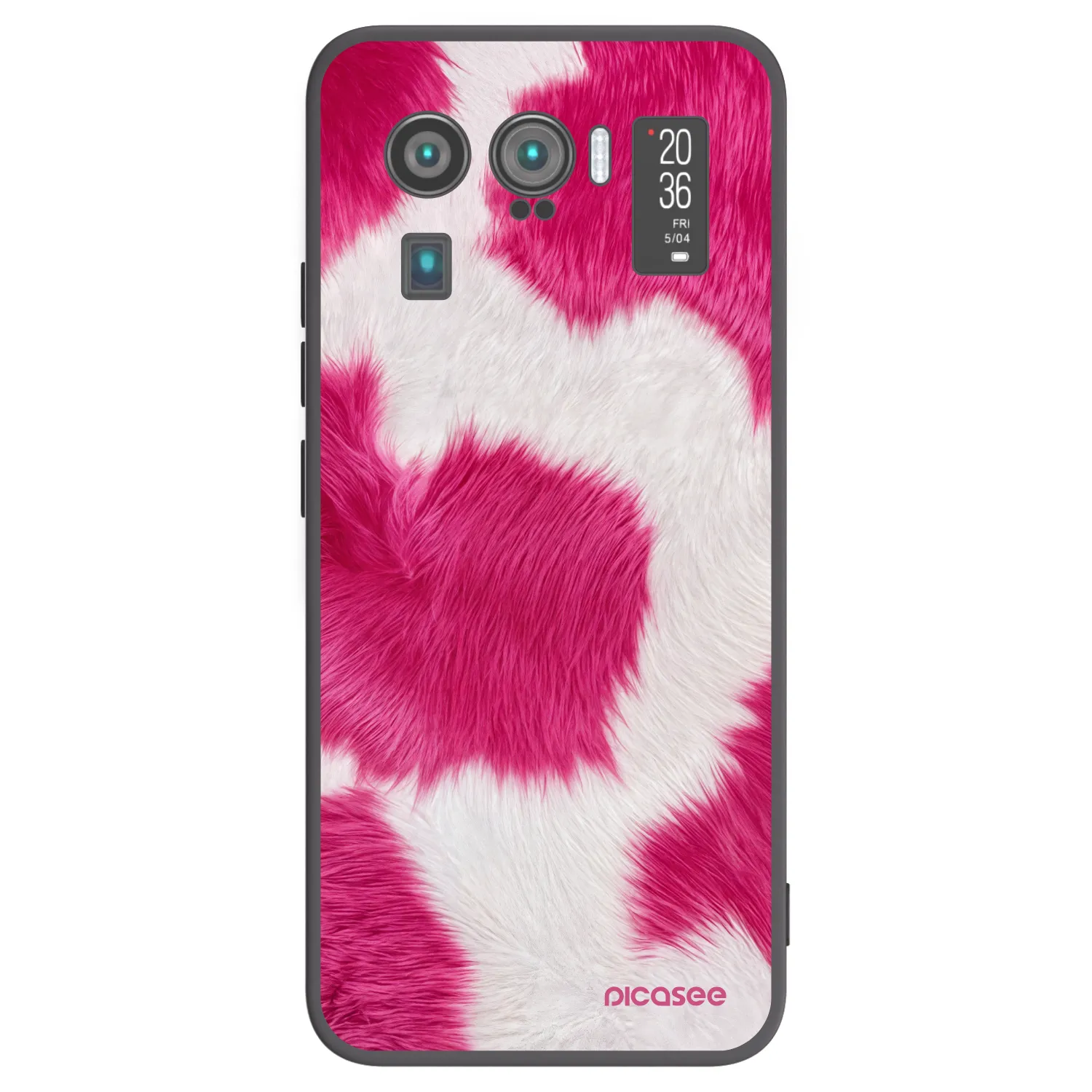 Picasee silikonski črni ovitek za Xiaomi Mi 11 Ultra - Pink Moo