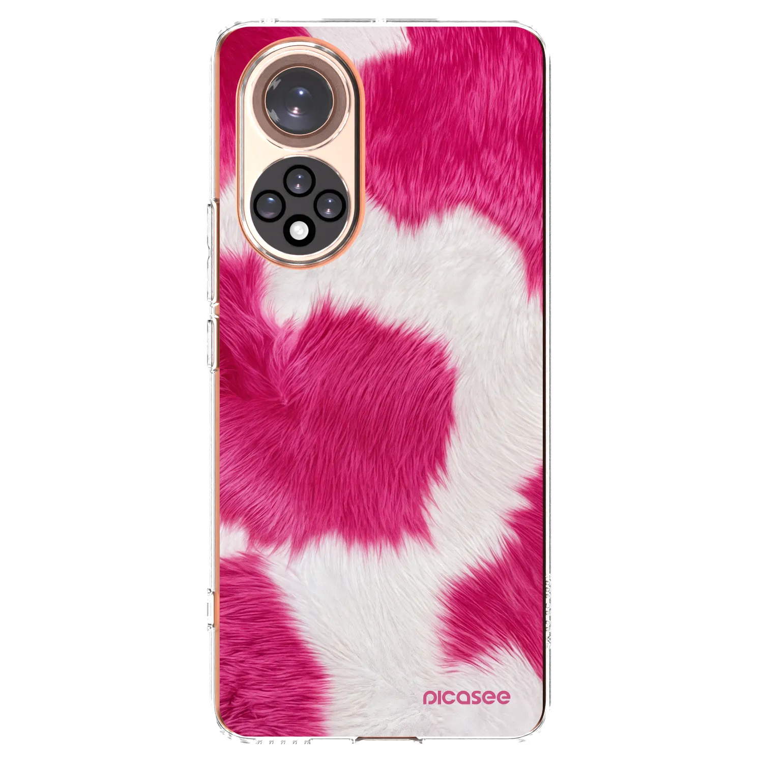 Picasee silikonski prozorni ovitek za Huawei Nova 9 - Pink Moo