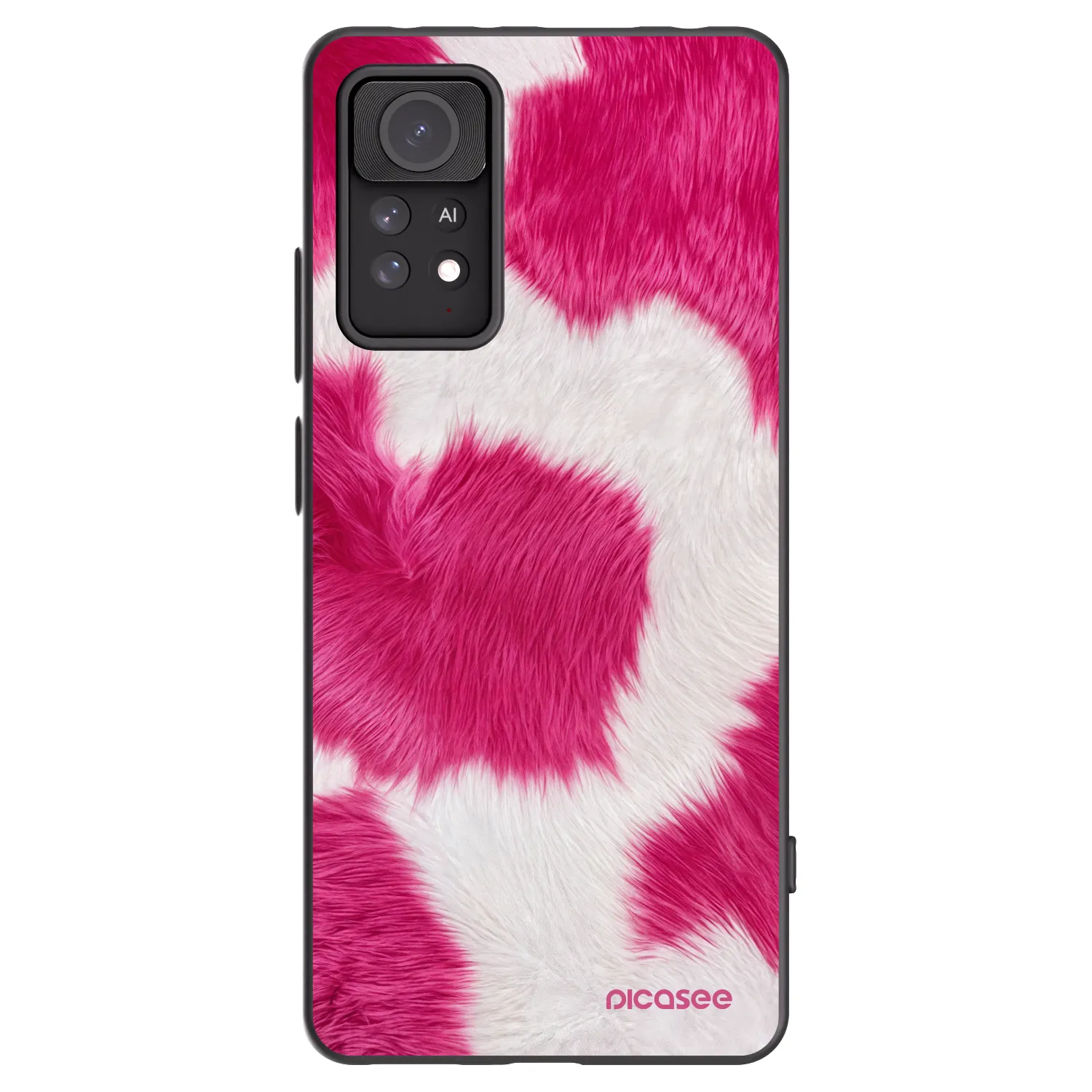 Picasee silikonski črni ovitek za Xiaomi Redmi Note 11 Pro - Pink Moo