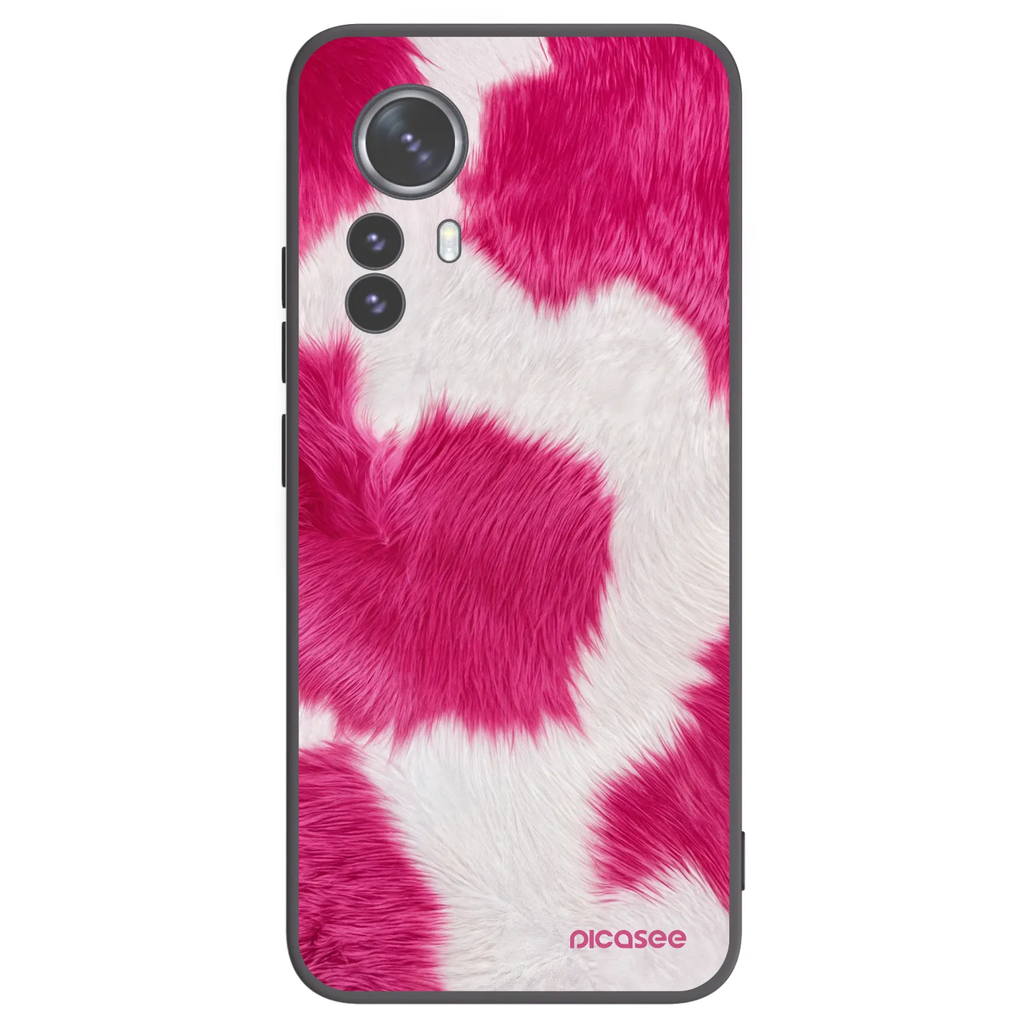 Picasee silikonski črni ovitek za Xiaomi 12 Pro - Pink Moo