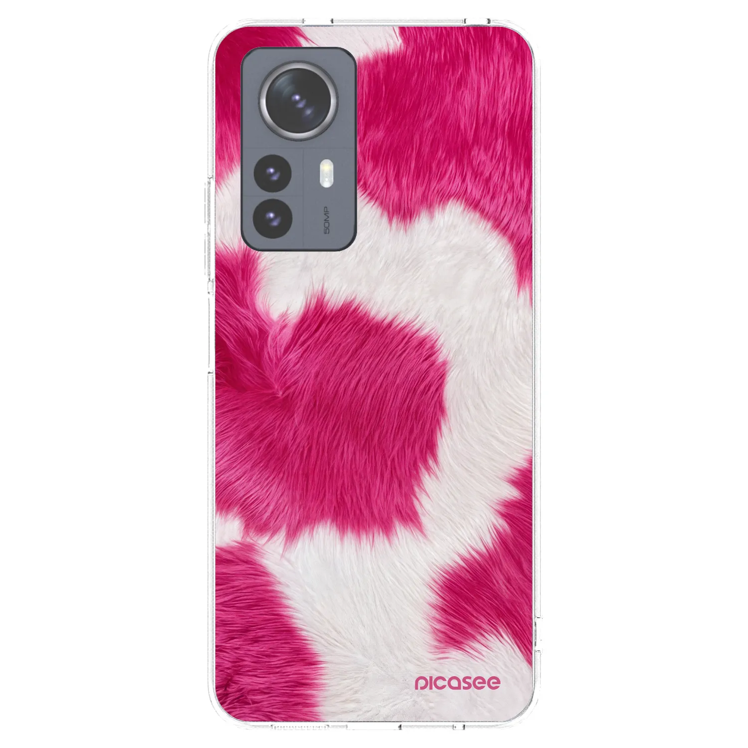 Picasee silikonski prozorni ovitek za Xiaomi 12 Pro - Pink Moo