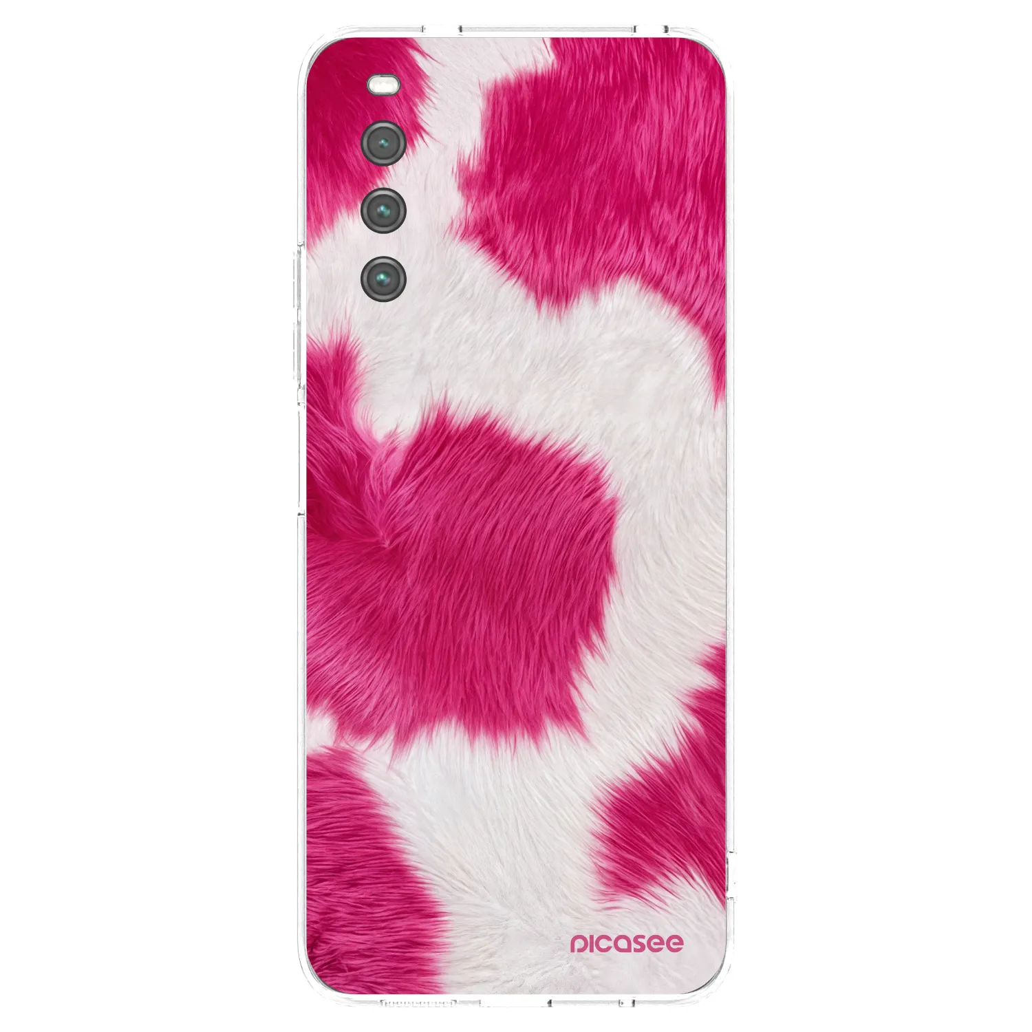 Picasee silikonski prozorni ovitek za Sony Xperia 10 IV 5G - Pink Moo
