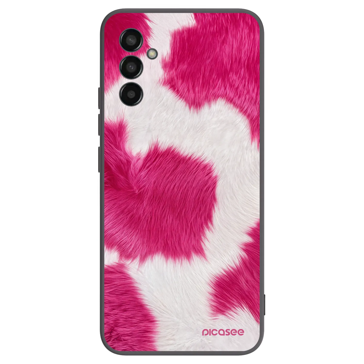 Picasee silikonski črni ovitek za Samsung Galaxy M13 M135F - Pink Moo