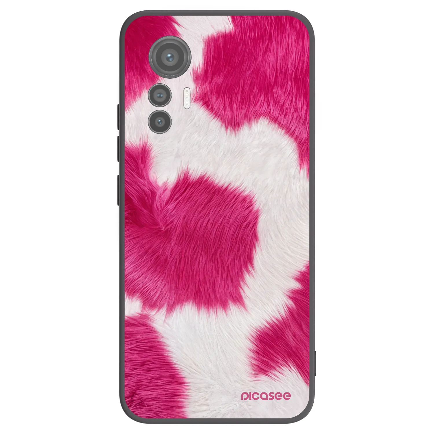 Picasee silikonski črni ovitek za Xiaomi 12 Lite - Pink Moo