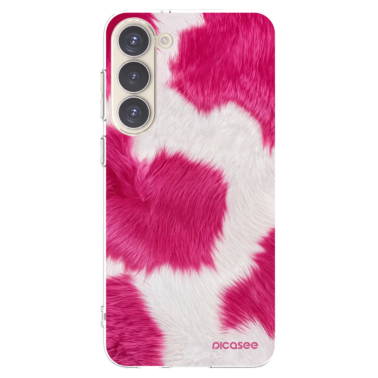Picasee silikonski prozorni ovitek za Samsung Galaxy S23+ 5G - Pink Moo