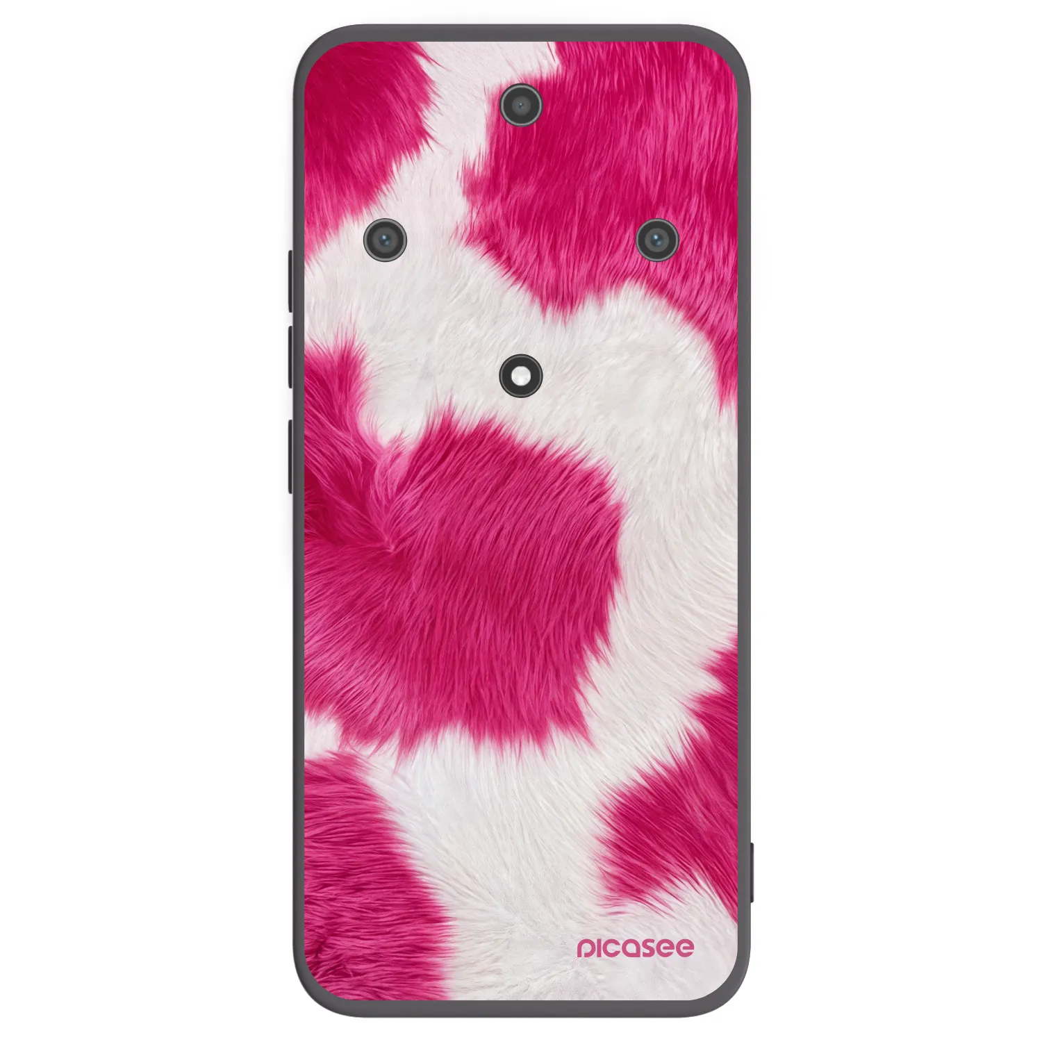 Picasee silikonski črni ovitek za Honor Magic5 Lite 5G - Pink Moo