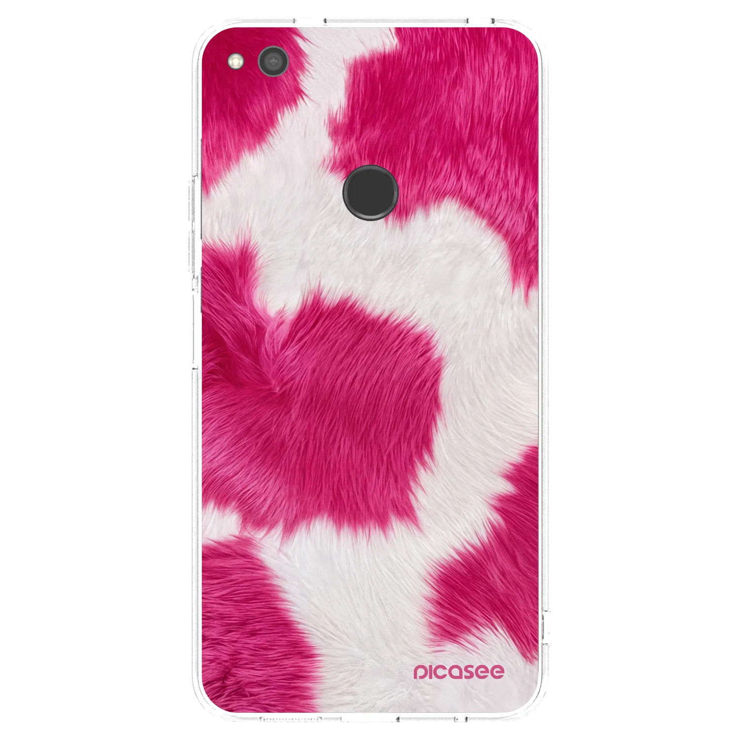Picasee silikonski prozorni ovitek za Huawei P9 Lite 2017 - Pink Moo