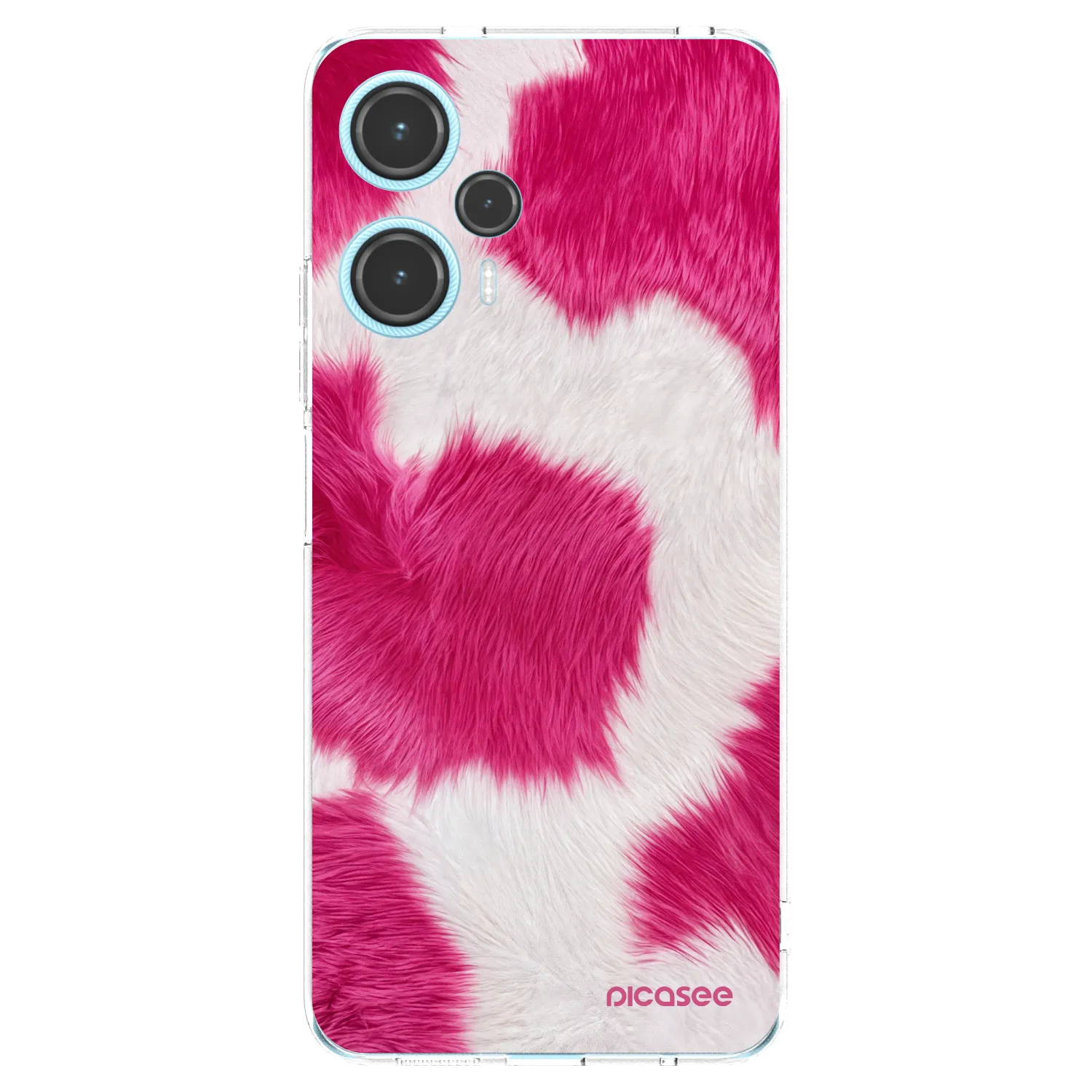 Picasee silikonski prozorni ovitek za Xiaomi Poco F5 - Pink Moo