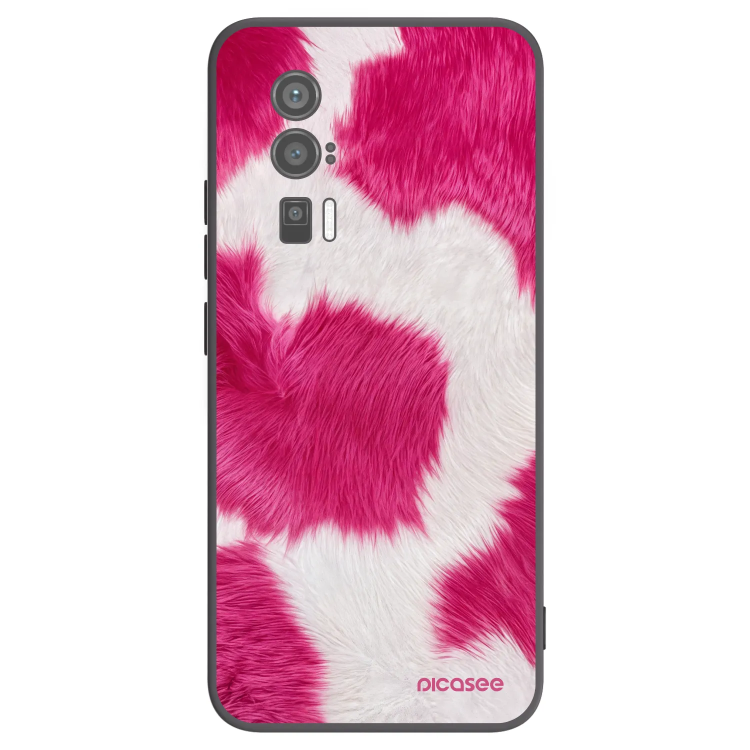 Picasee silikonski črni ovitek za Xiaomi Poco F5 Pro 5G - Pink Moo