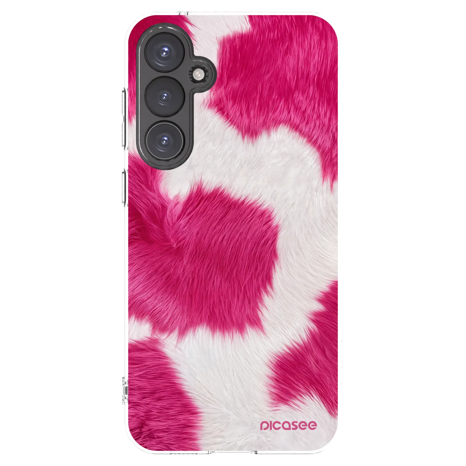 Picasee silikonski prozorni ovitek za Samsung Galaxy S23 FE S711B - Pink Moo