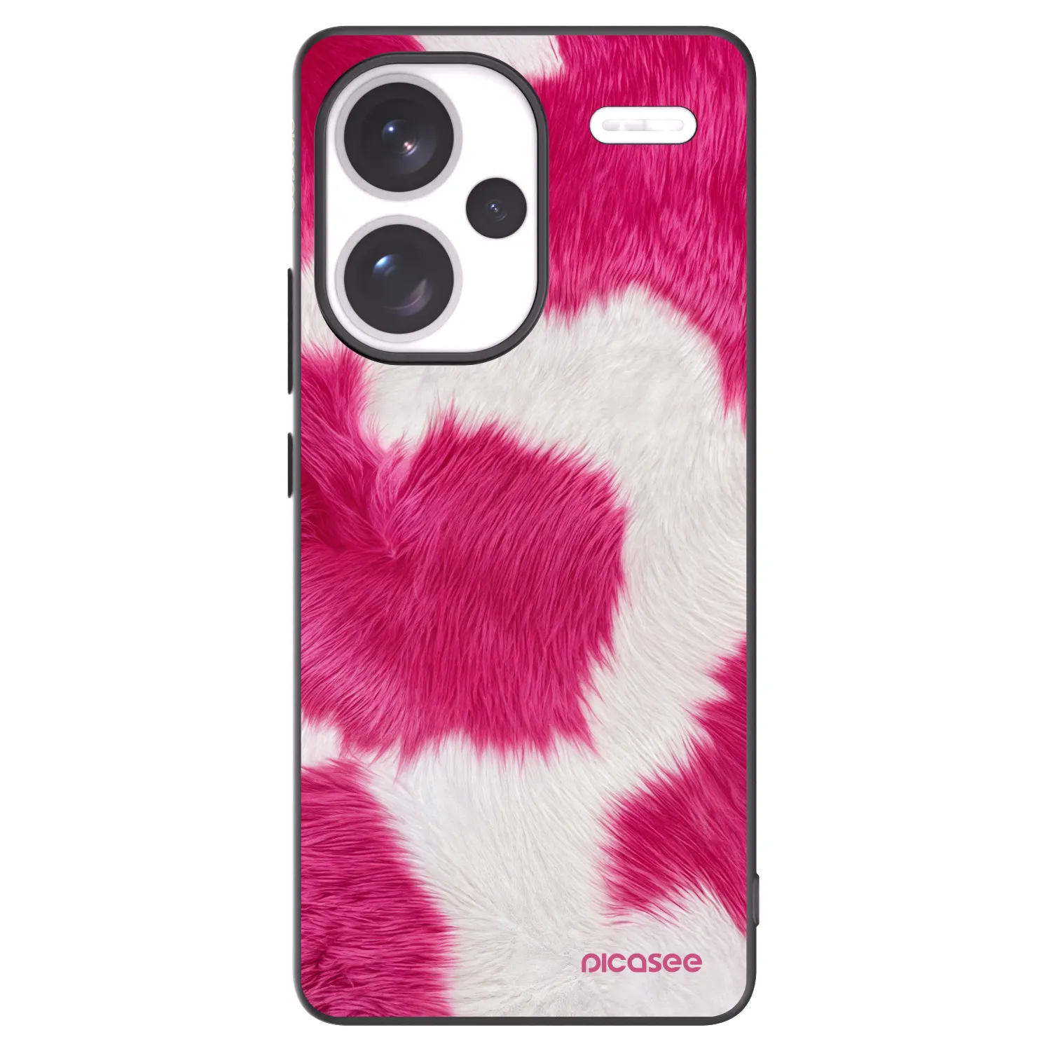 Picasee silikonski črni ovitek za Xiaomi Redmi Note 13 Pro+ 5G - Pink Moo