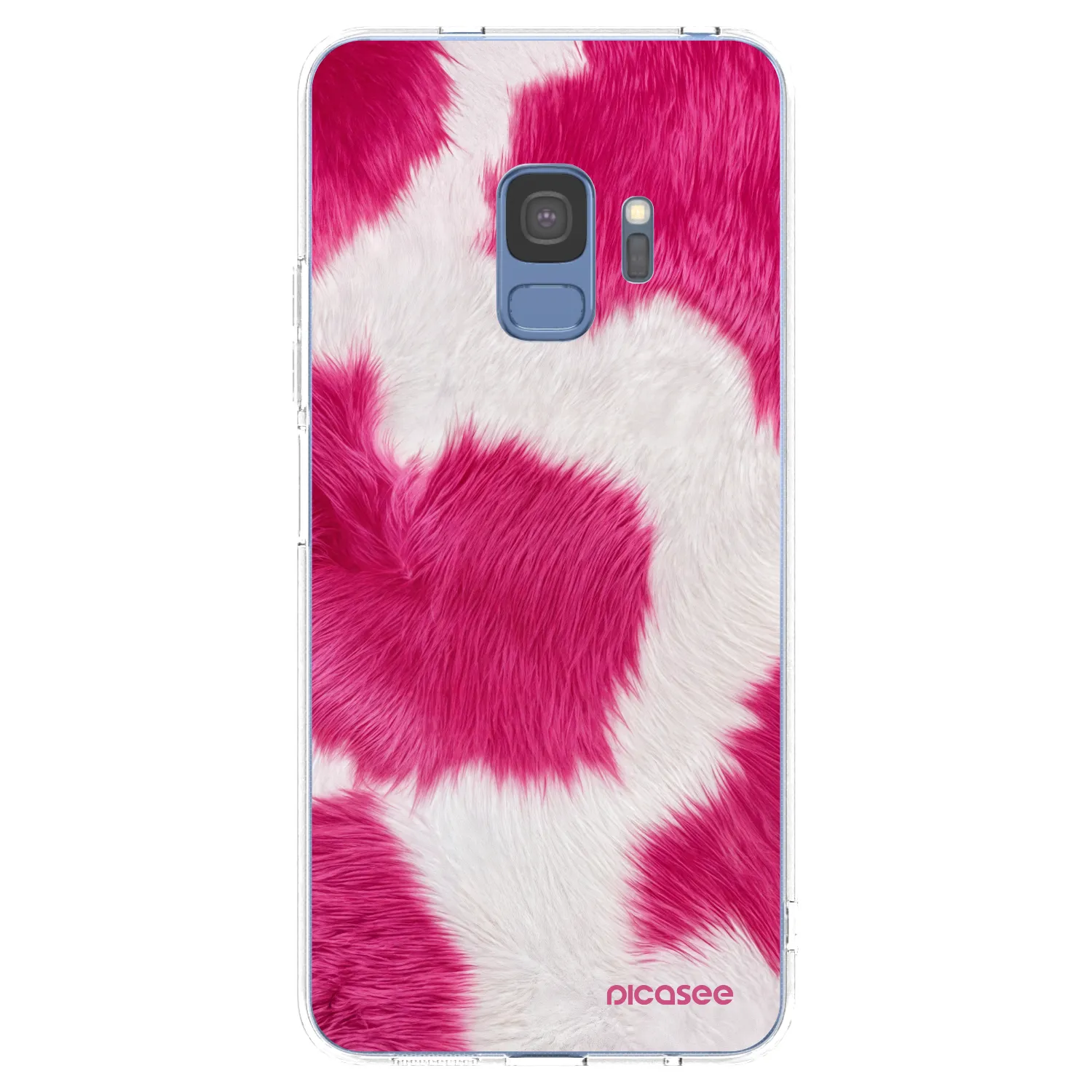 Picasee silikonski prozorni ovitek za Samsung Galaxy S9 G960F - Pink Moo