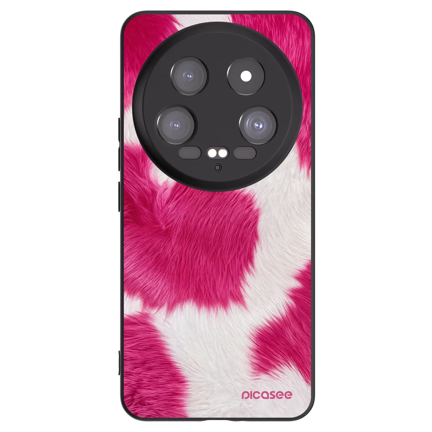 Picasee silikonski črni ovitek za Xiaomi 14 Ultra - Pink Moo