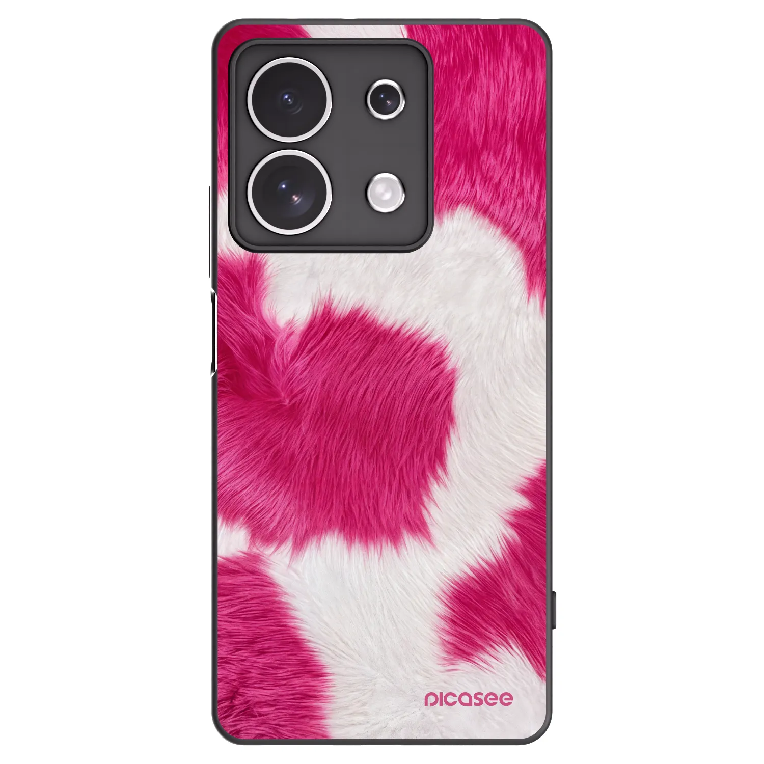 Picasee silikonski črni ovitek za Xiaomi Redmi Note 13 4G - Pink Moo