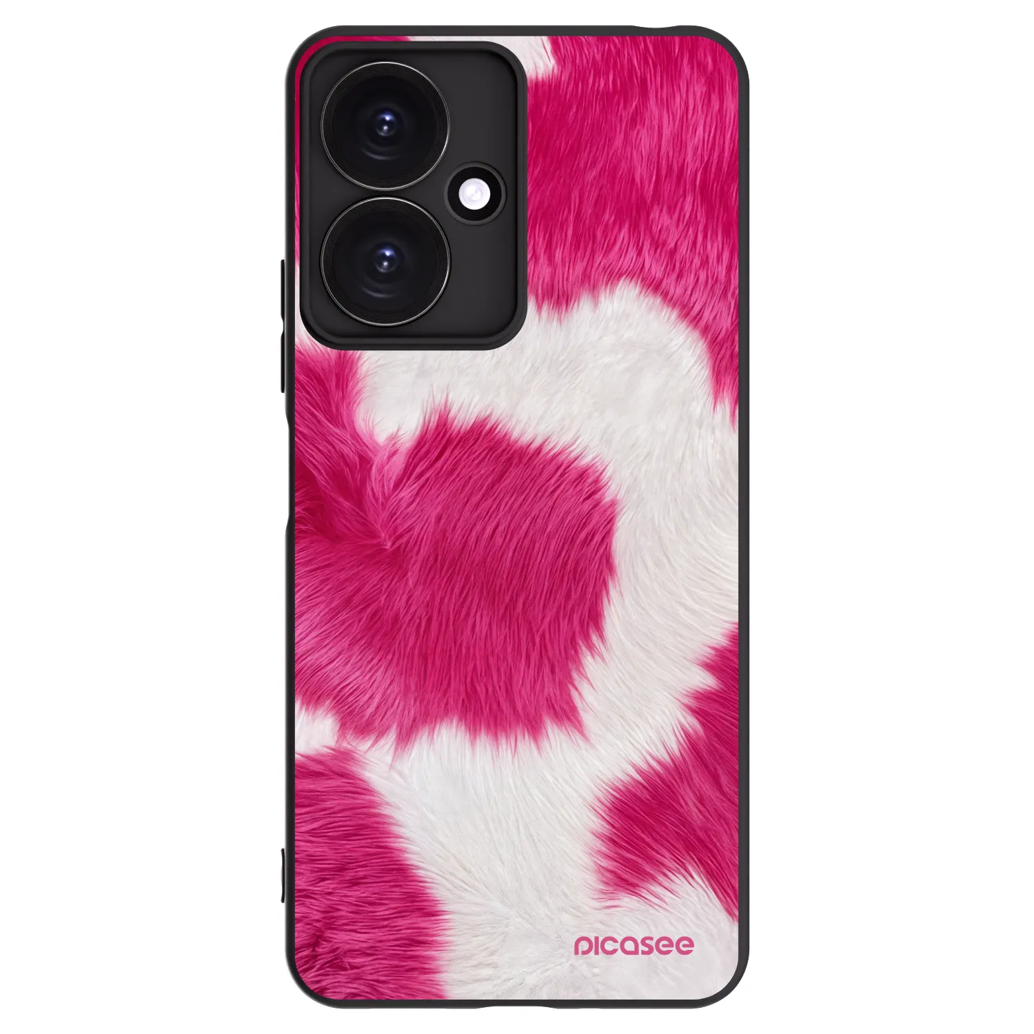 Picasee silikonski črni ovitek za Xiaomi Redmi 13C 5G - Pink Moo