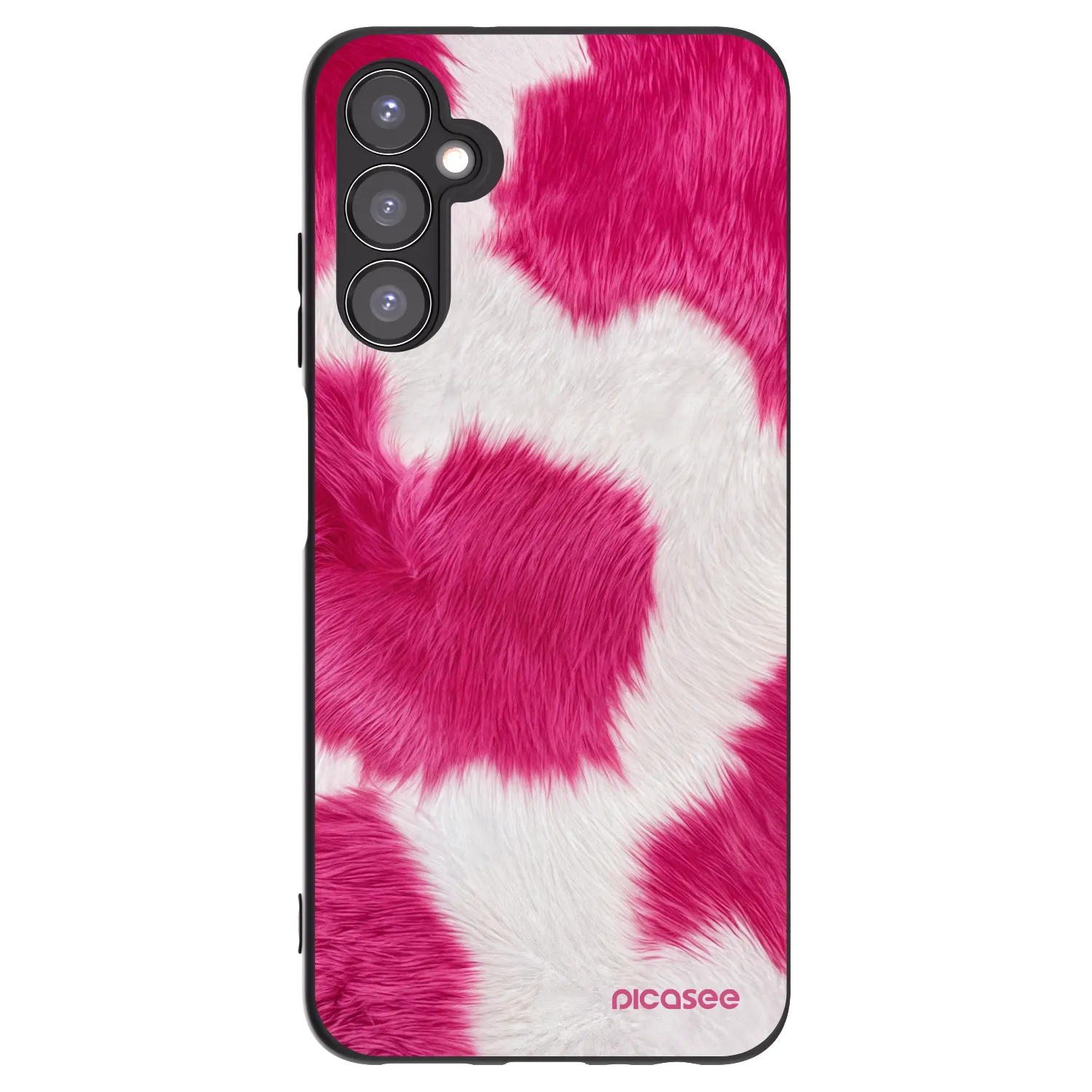 Picasee silikonski črni ovitek za Samsung Galaxy A05s A057G - Pink Moo