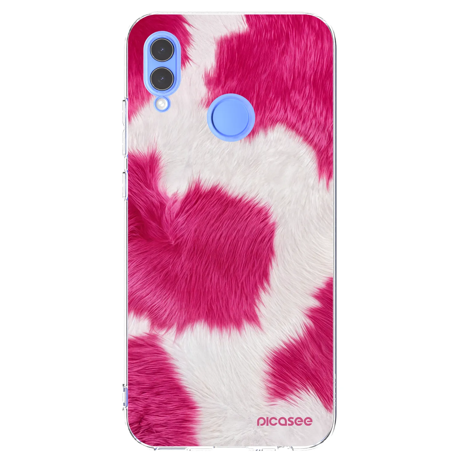 Picasee silikonski prozorni ovitek za Huawei P Smart 2019 - Pink Moo