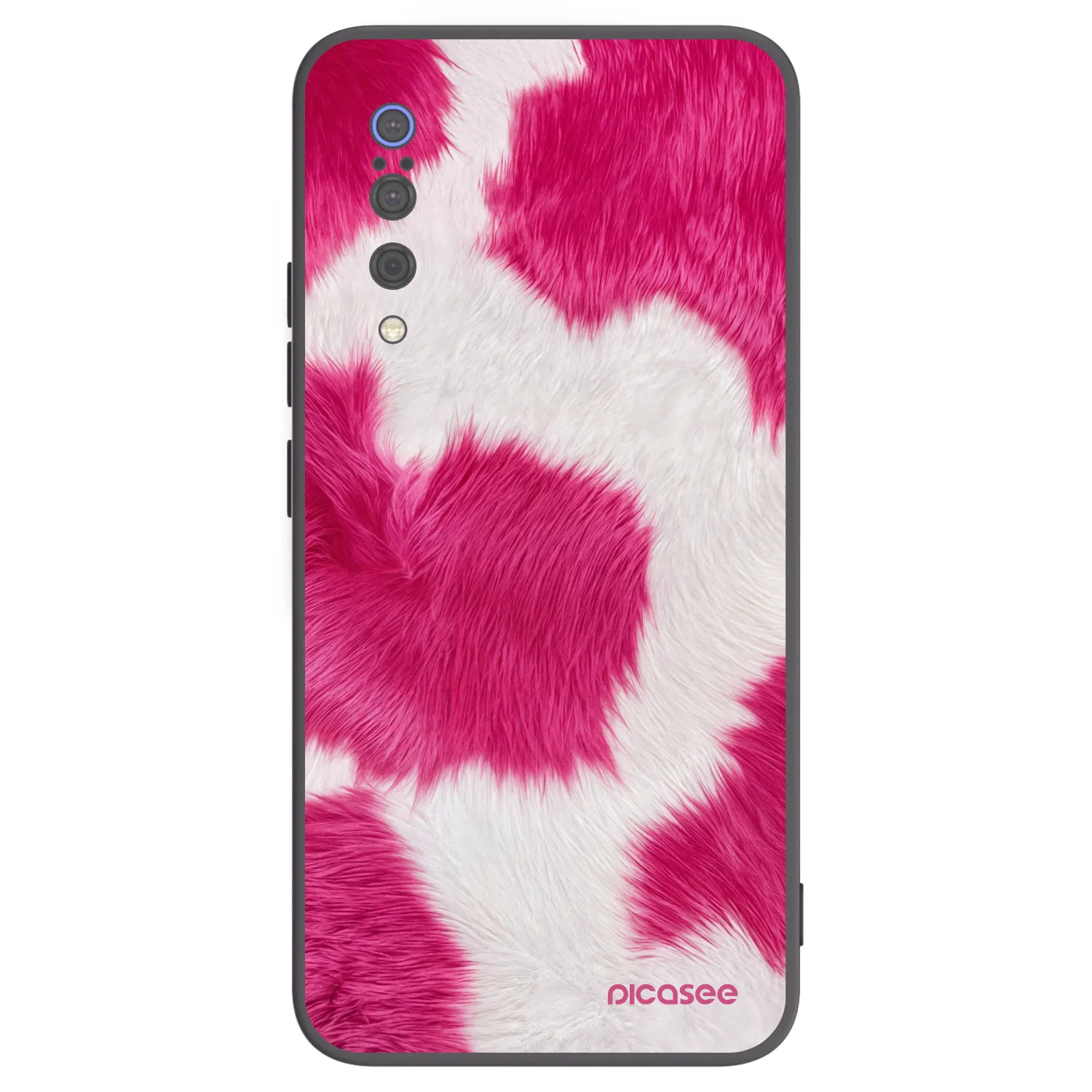 Picasee silikonski črni ovitek za Xiaomi Mi 9 - Pink Moo