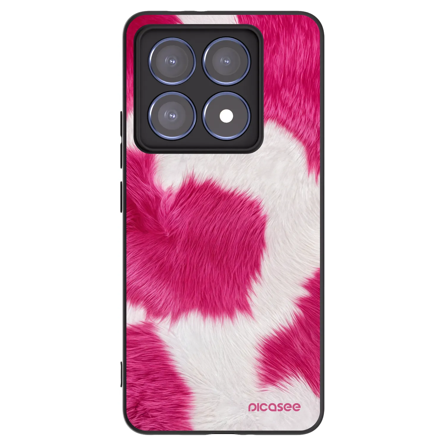 Picasee silikonski črni ovitek za Xiaomi 14T Pro - Pink Moo