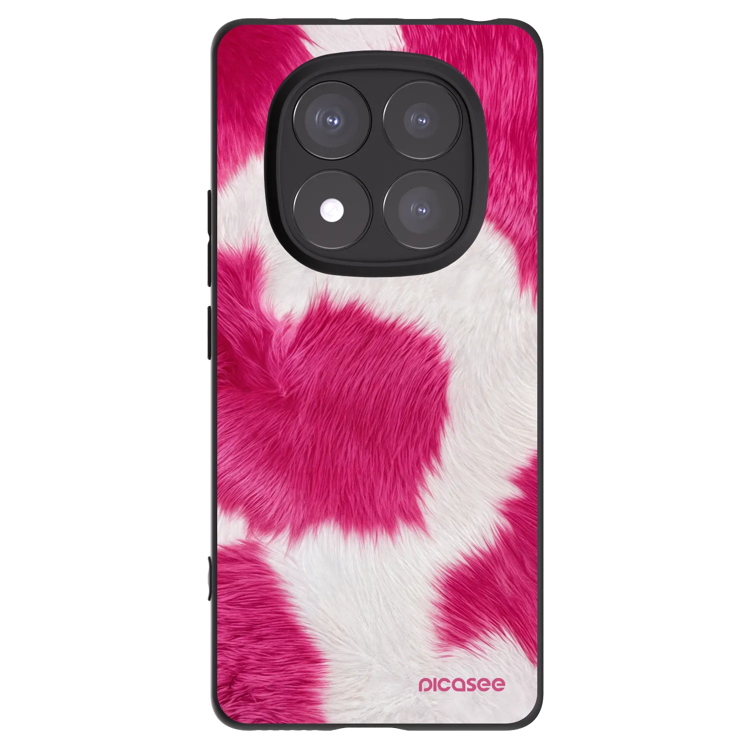 Picasee silikonski črni ovitek za Xiaomi Redmi Note 14 Pro 5G - Pink Moo