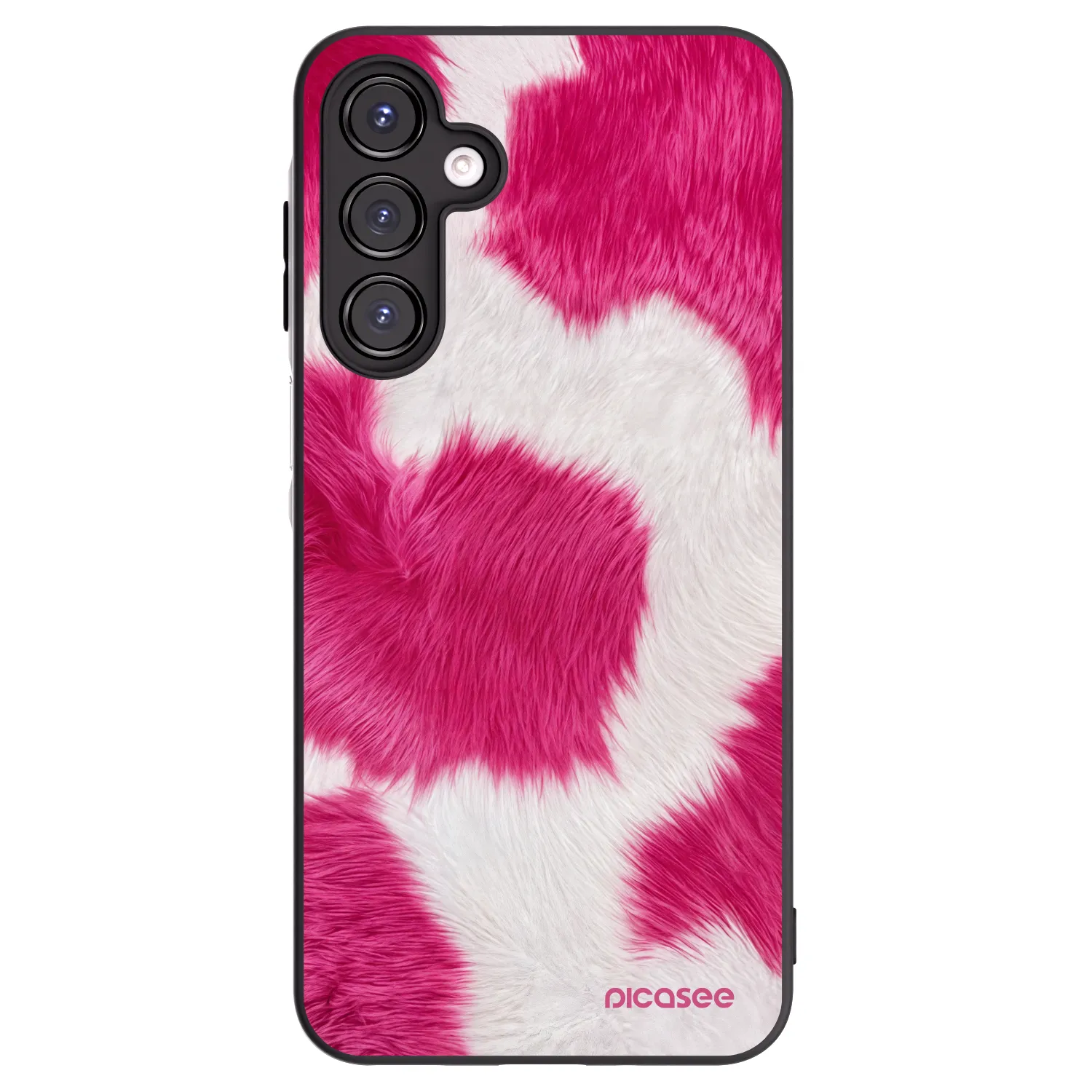 Picasee silikonski črni ovitek za Samsung Galaxy A16 5G - Pink Moo