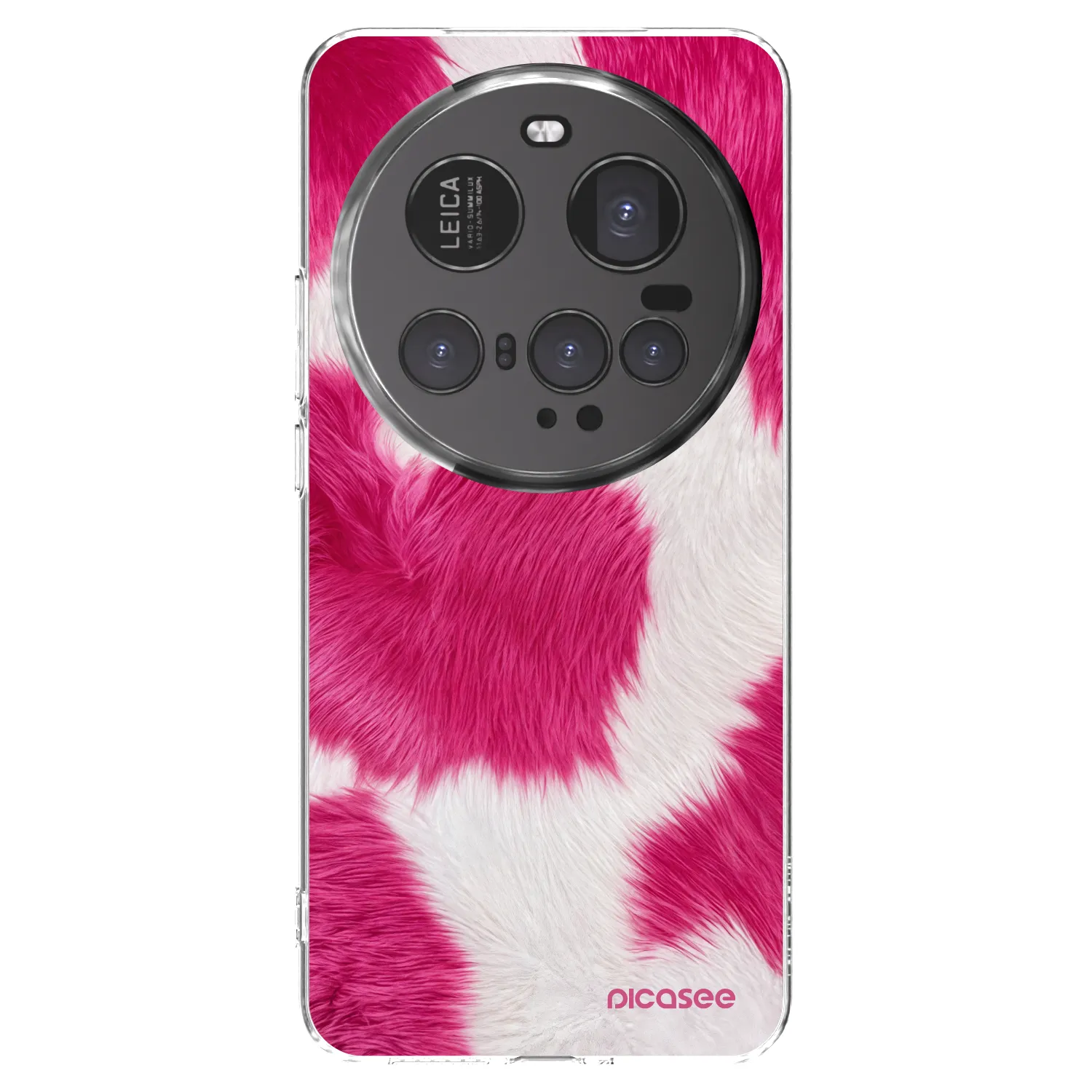 Picasee silikonski prozorni ovitek za Xiaomi 15 Ultra - Pink Moo