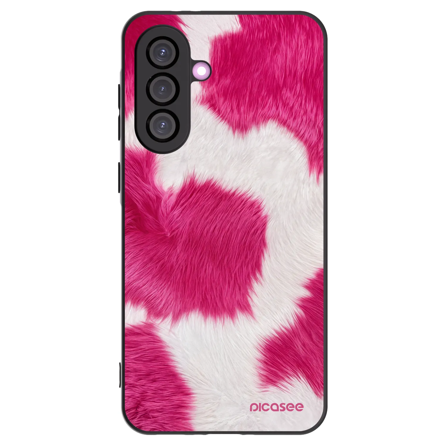 Picasee silikonski črni ovitek za Samsung Galaxy A56 5G A566B - Pink Moo