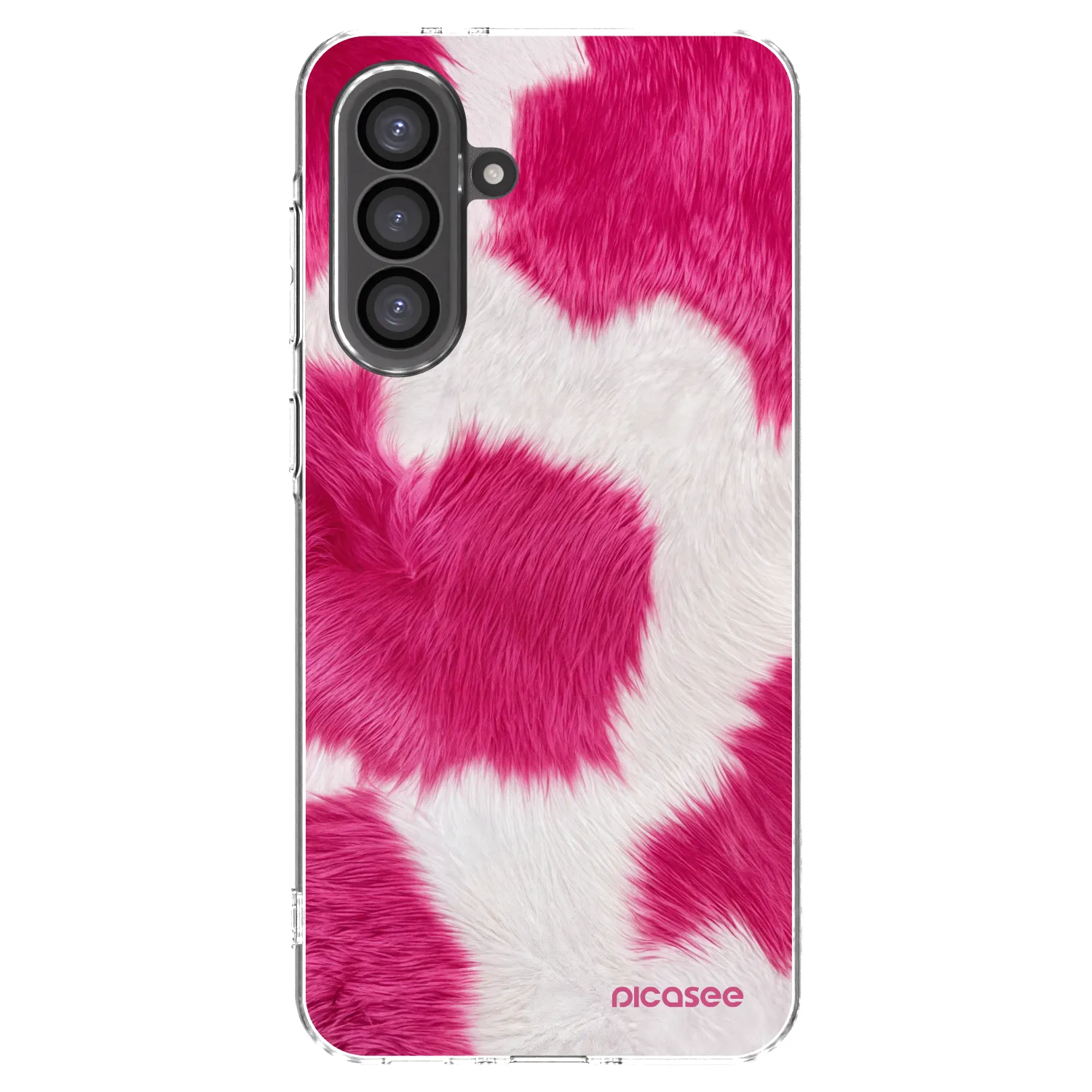 Picasee silikonski prozorni ovitek za Samsung Galaxy A36 5G - Pink Moo