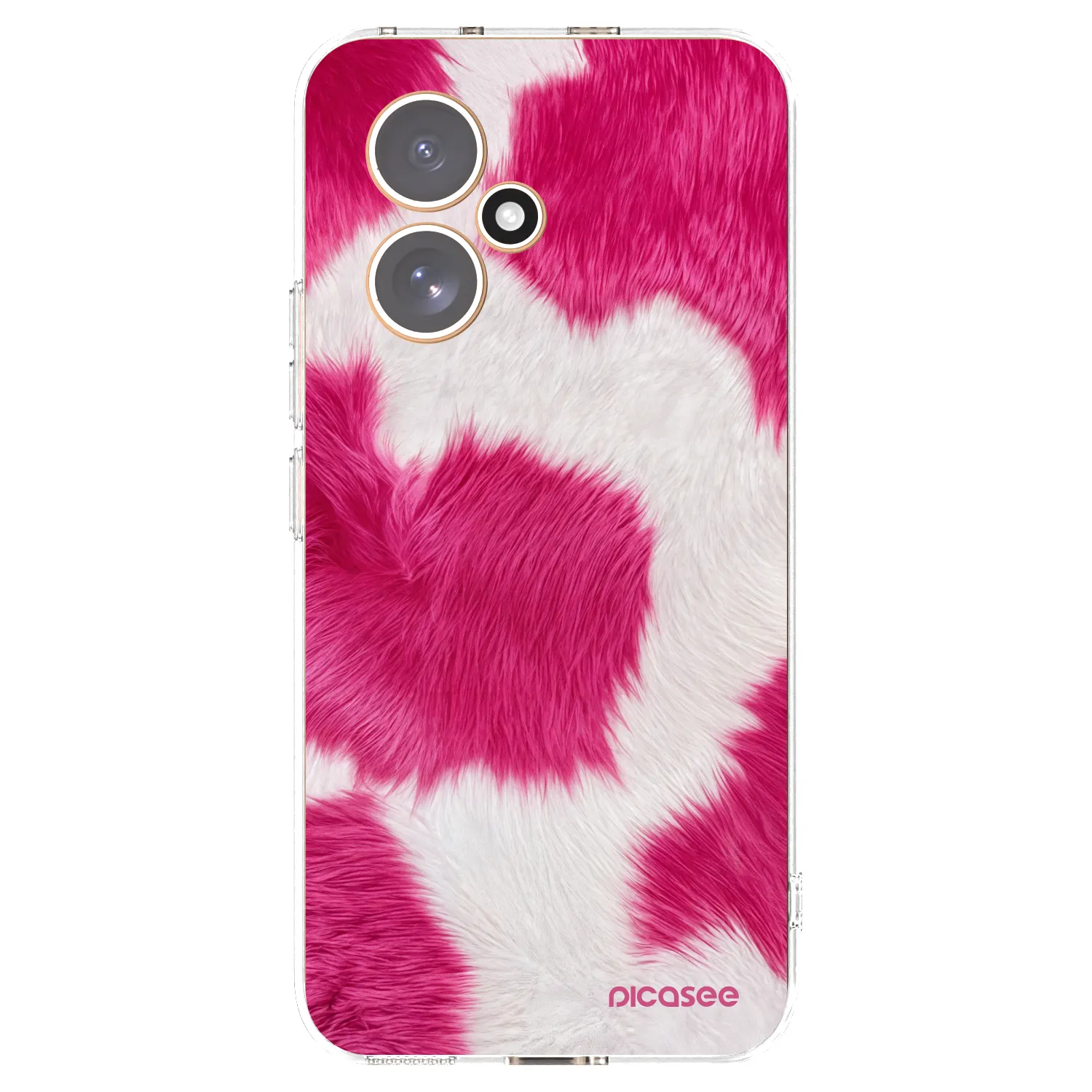 Picasee silikonski prozorni ovitek za Honor 400 5G - Pink Moo