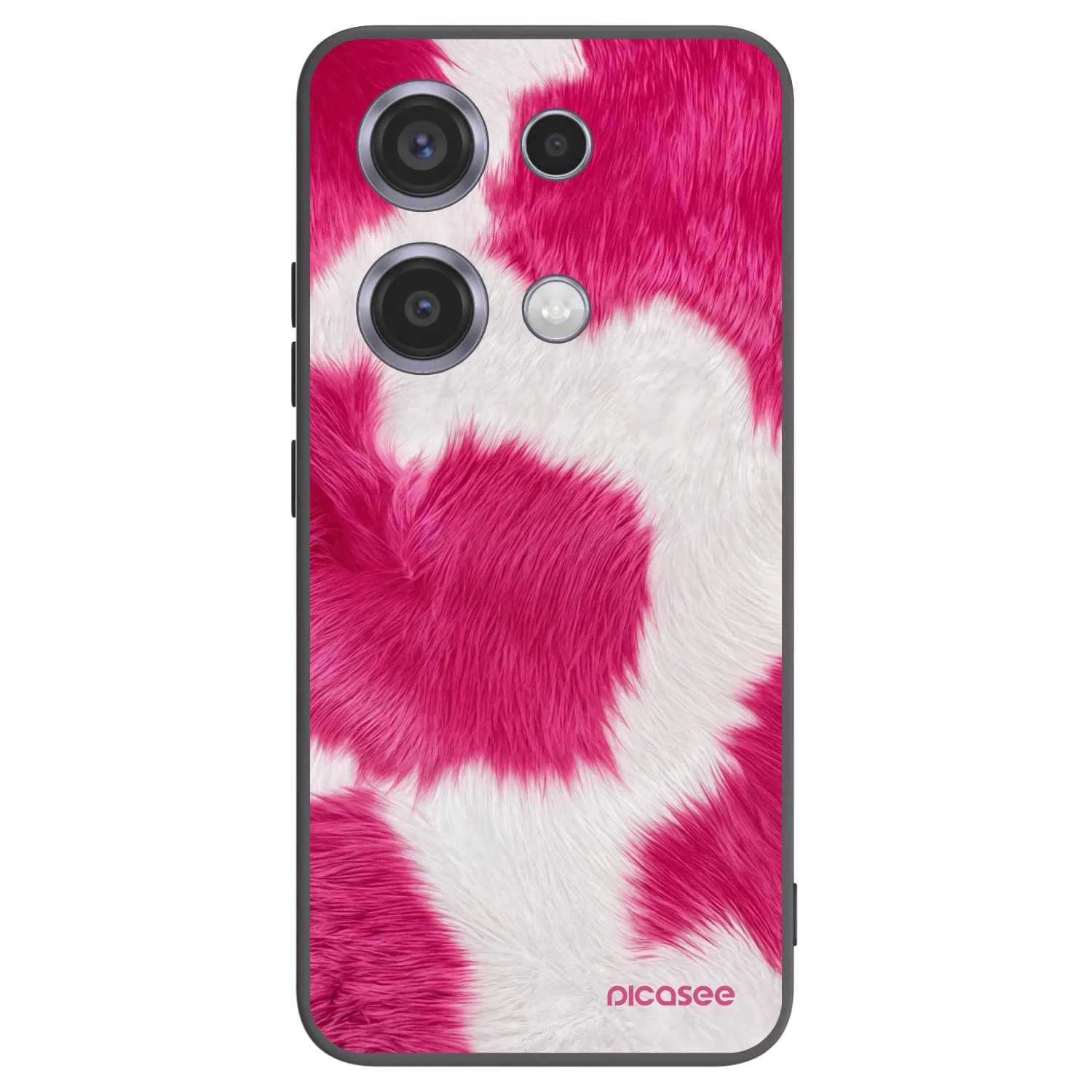 Picasee silikonski črni ovitek za Xiaomi Redmi Note 14S - Pink Moo