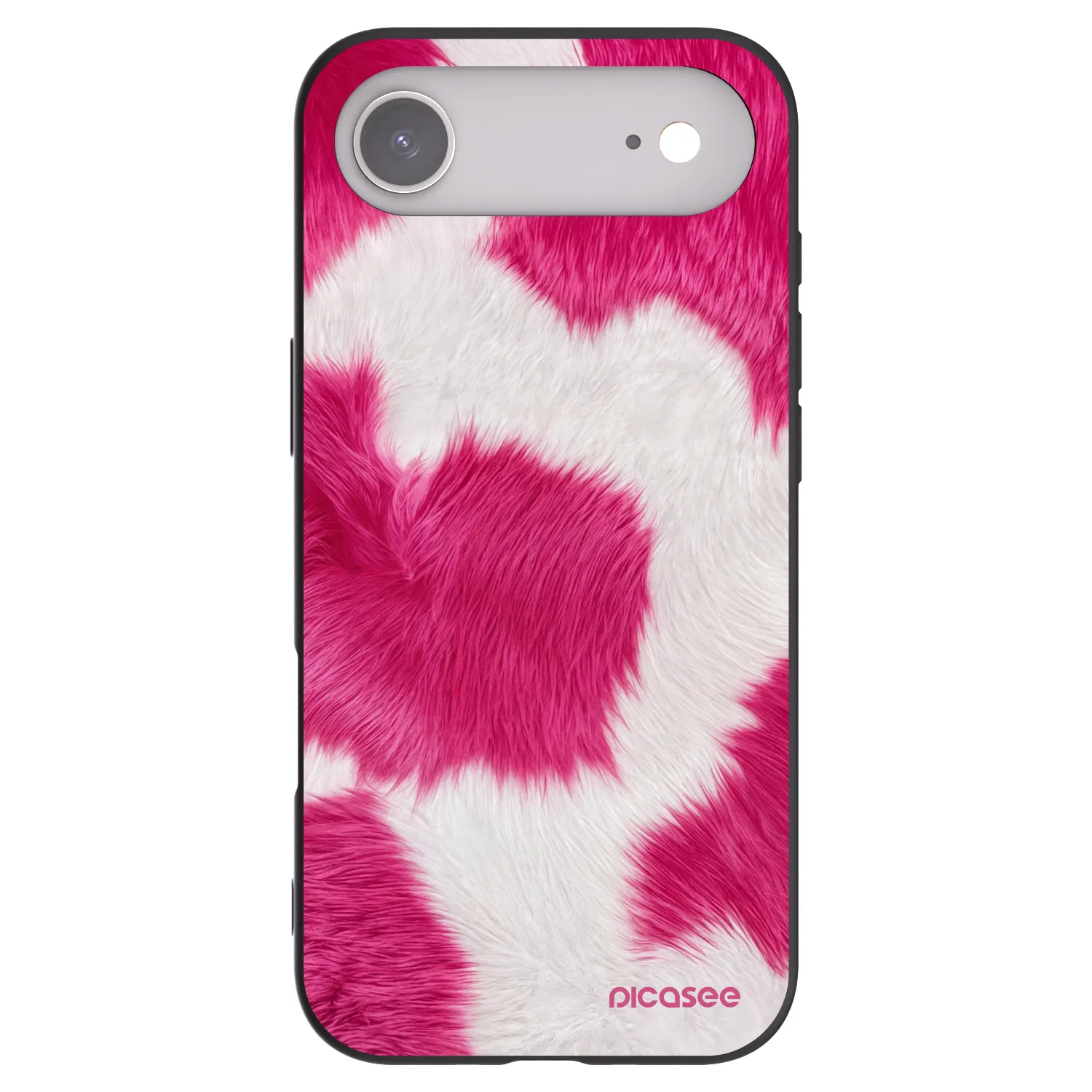 Picasee silikonski črni ovitek za Apple iPhone Air - Pink Moo
