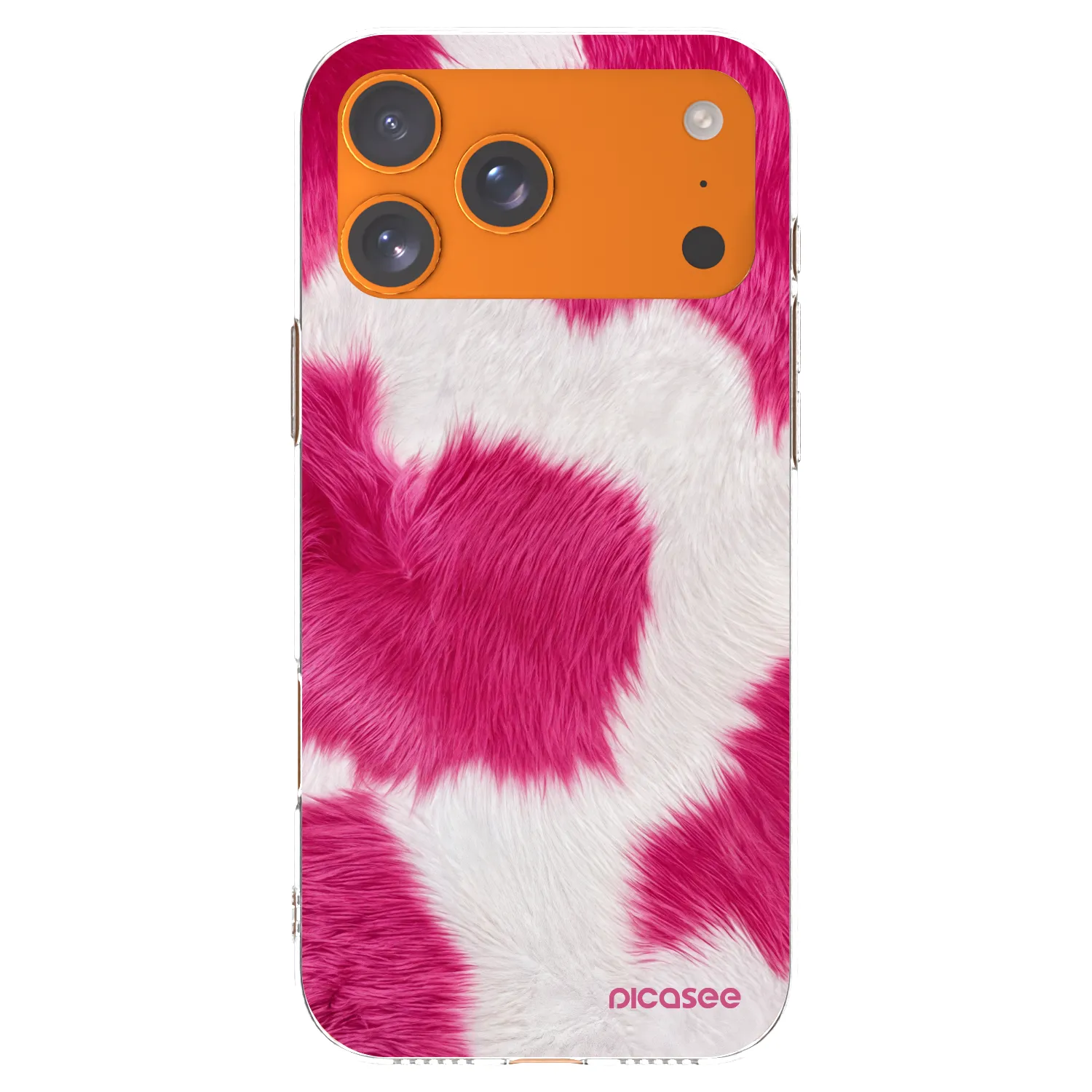 Picasee silikonski prozorni ovitek za Apple iPhone 17 Pro Max - Pink Moo